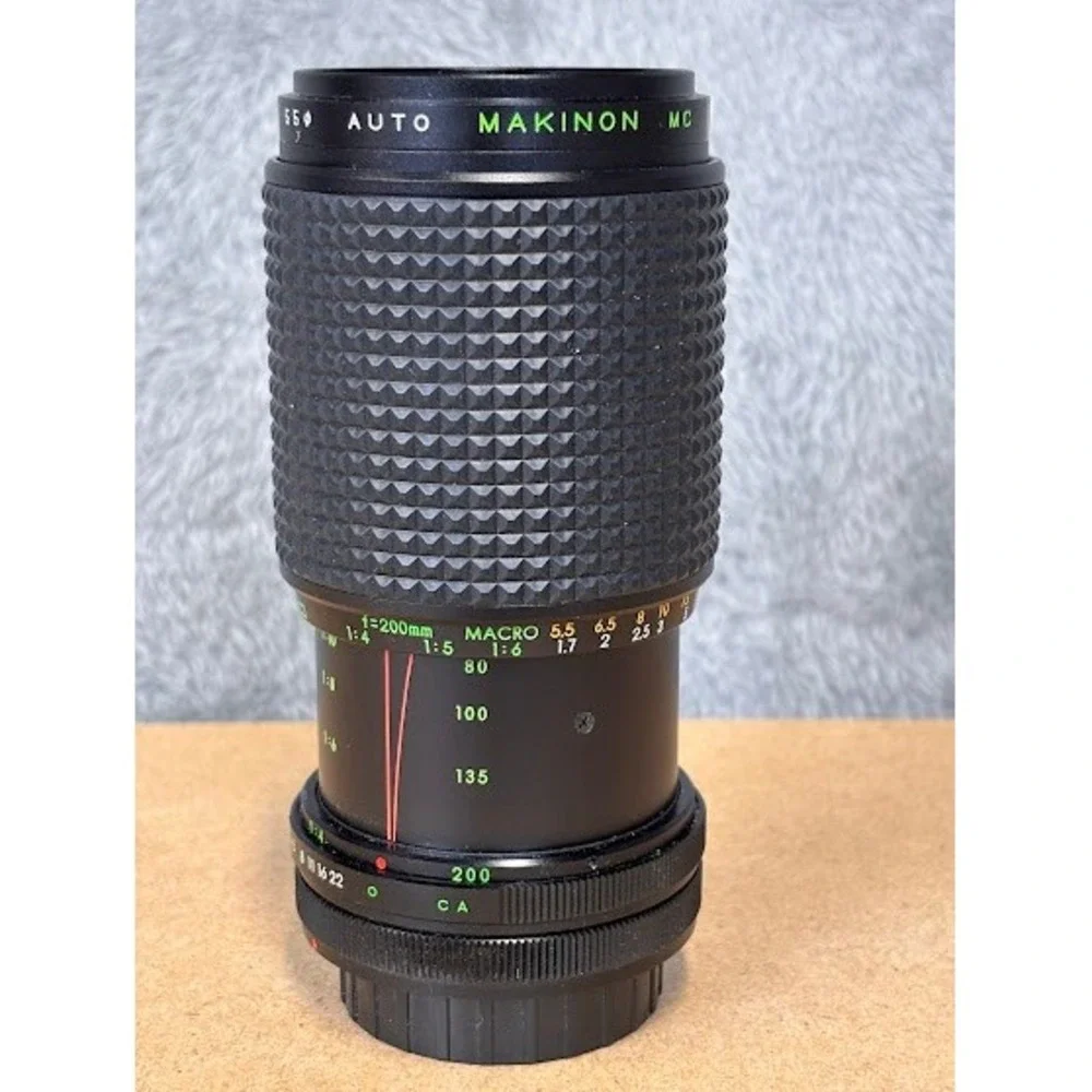 Makinon MC‎ Auto 80-200mm f4.5 Macro Zoom Lens Canon FD Mount Japan